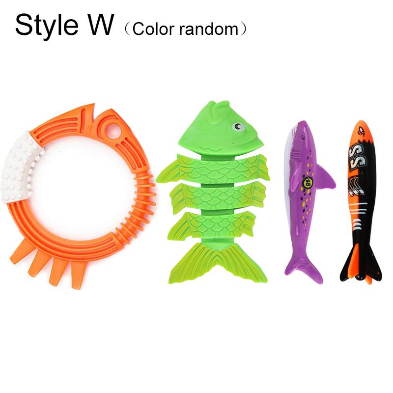 Diving Props Swim Pool Decoration Colored Plastic Summer Water Play Equipment Training Outdoor Leisure Entertainment TMZ