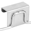 1PC Stainless Steel Door Back Kitchen Garbage and Trash Bag Holder Hanging Rack Bracket and Trash Rack Holder