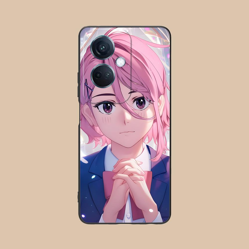 Dandadan Aira Shiratori Phone Case for OPPO Reno 14 13 12 11 10 9 8 7 6 5 F T Pro 5G Colorful Printing Cover Pretty Luxury Cover