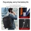 WIERSAAM Men's Business Travel Expandable Laptop Backpack