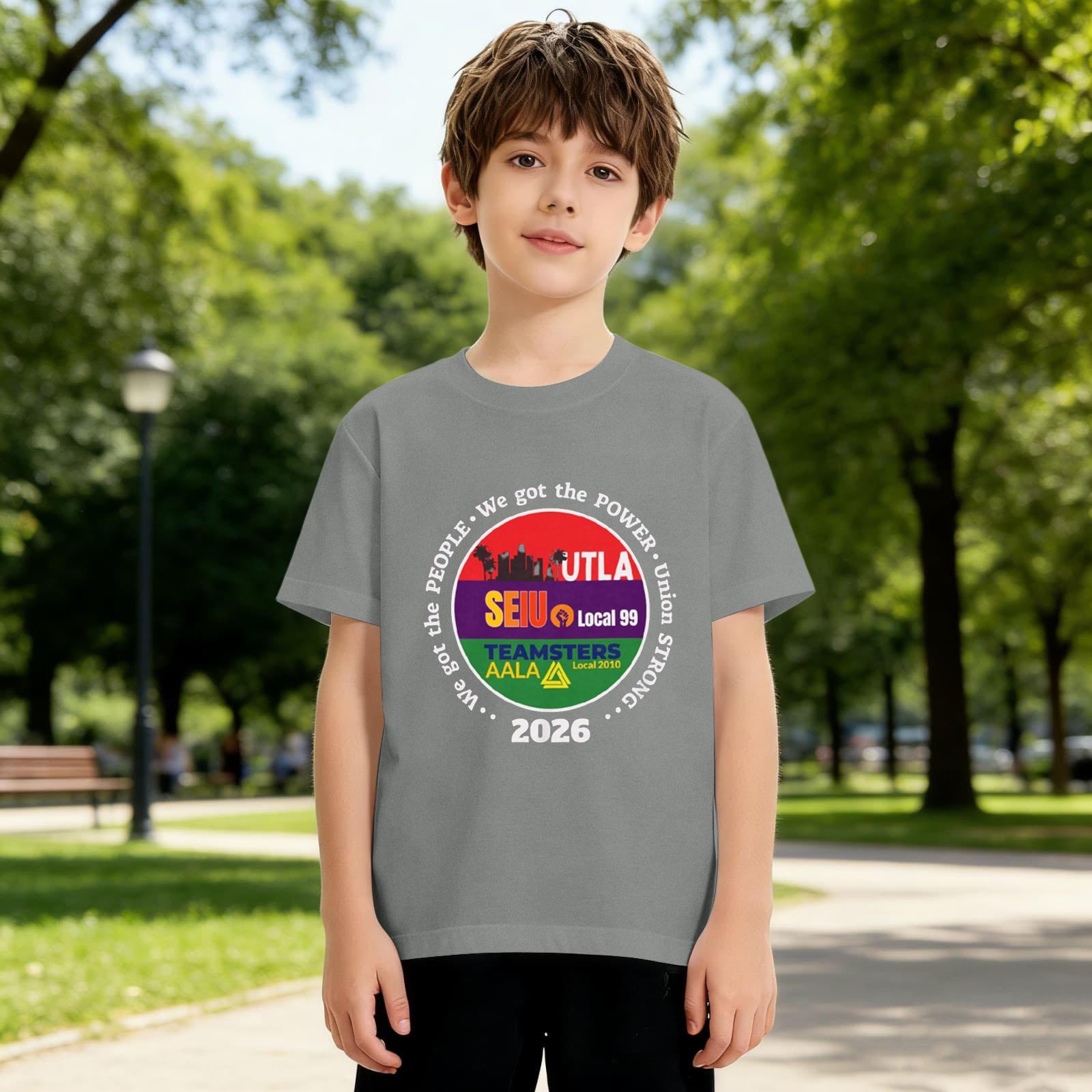 

Kids Printed Crew Neck Short Sleeve Casual Loose Fit T Shirt Comfortable Cotton Fabric Durable Stitching Suitable for Everyday Wear 130