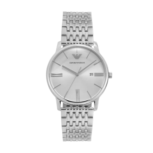 Emporio Armani Men's Silver Watch NA AR11599