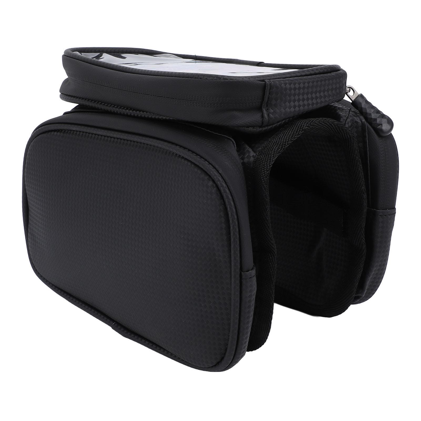 

Велосипедная сумка на переднюю раму для телефона, водонепроницаемая, с сенсорным экраном, передний держатель для телефона, чехол для улицы