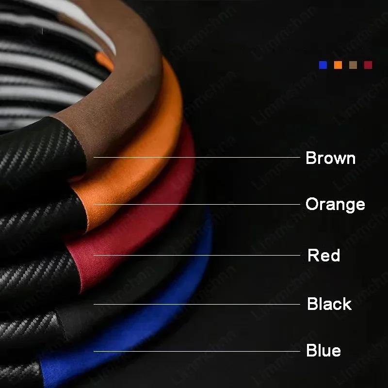 3D Prägung Auto Logo Lenkradbezug Für Mini F54 F55 F56 F57 R55 R56 R57 R58 R59 R60 F60 Cooper Countryman Clubman JCW