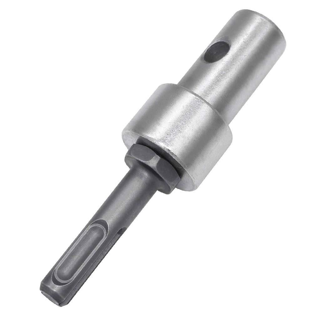 4.1 Inch Ground Auger Drill Adapter Thread Keyless Drill Chuck Adapter Round Shank  Impact Driver