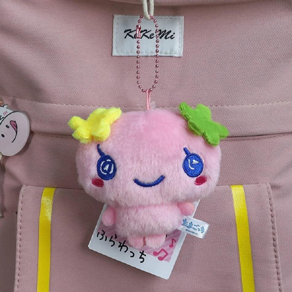 Nuovo Portachiavi Peluche Tamagotchi Anime Mametchi Kawaii Mimitchi Bambola Ciondolo per Borsa Kuchipachi Bambola Cartone Animato Cuore Girly Regalo Bambino