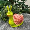 Snail flower pot courtyard garden outdoor green plant creative cartoon home office decoration vase ornament resin