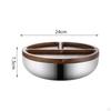 Mixing Bowl Stainless Steel Basin Polished Washing Cooking Cereal for Spaghetti Grains