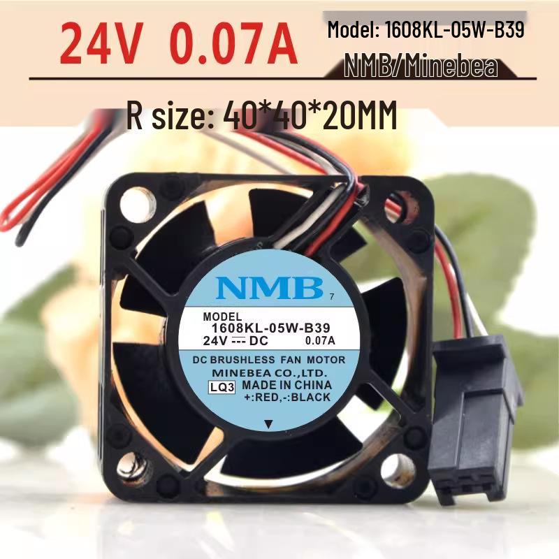 

24В NMB1608KL-05W-B39 Вентилятор охлаждения системы Fanuc Fan with Standard Plug