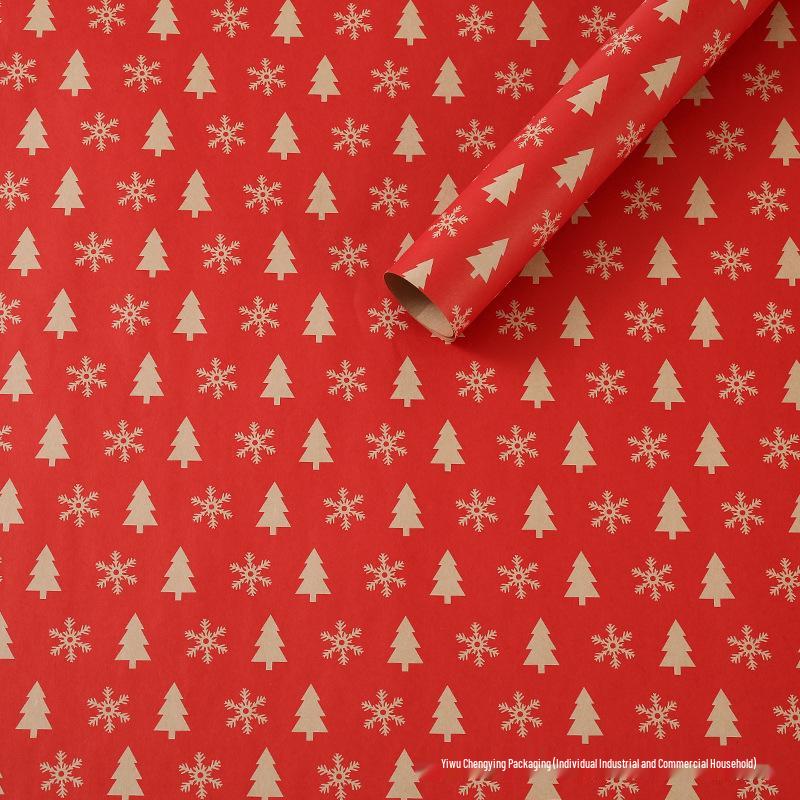 Thick Christmas Wrapping & Gift Kraft Paper for Apples & Bouquets