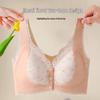 Front Closure Wire-Free Plus Size Bra for Middle-Aged & Elderly Women