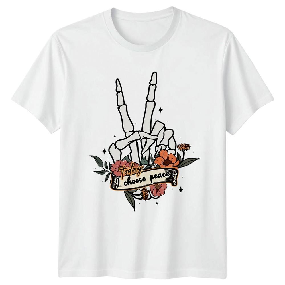 Today I Choose Peace Unisexs TShirt Positivity Unisextal Health Gift For Her S