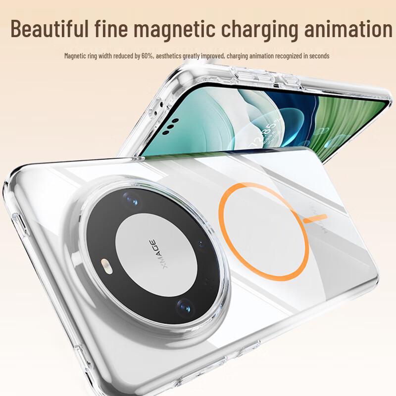 SHIYONG Icy Transparent Magnetic Ultra-Thin Phone Case for Huawei Mate Series