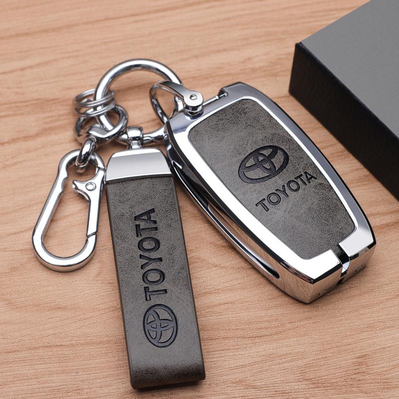 AOP1 Car Remote Key Case Cover for Toyota GR RAV4 Crown Hilux Fortuner Corolla SE 2023 Camry Yaris Land Cruiser Prado Venza Accessory