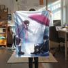 1PC Noragami Stray God Print Flannel Blanket, High quality Comfortable for All Seasons, Home Decor, Warmth and Comfort, Perfect for Christmas Gifts 98