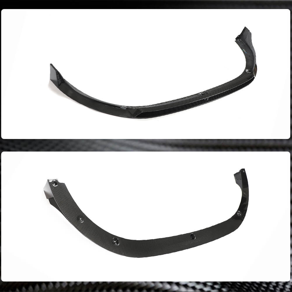 Front Bumper Lip Cover (for GTI HB, Dry Carbon) for Volkswagen Golf 8