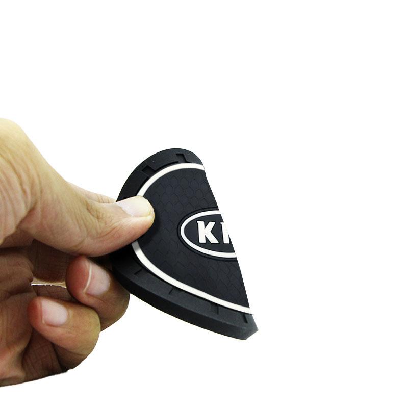 1/2pcs Non-slip Car Water Cup Mat Anti-slip Bottle Holder Coasters For KIA sportage ceed sorento cerato optima picanto rio soul k3 k5 Car Accessories