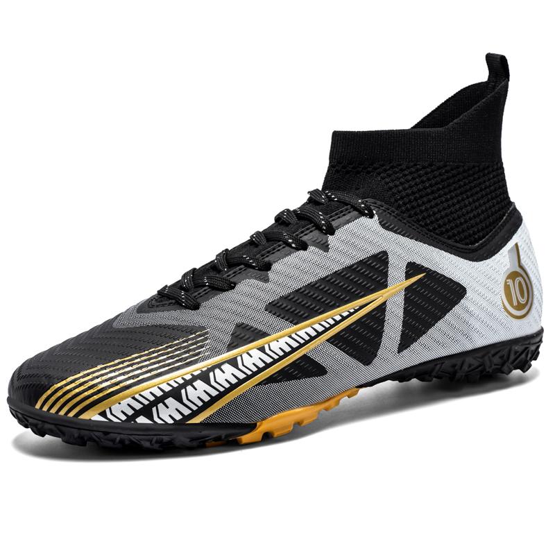 Men New TF Football Shoes Indoor Professional Resistant Male Non Slip Breathable Top Quality Soccer Shoes Futsal Football Boots