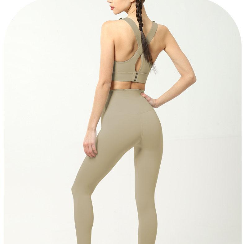 

Жіночий бюстгальтер на липучці на блискавці великого розміру Бездротовий бюстгальтер зібраним пуш-апом Нижня білизна Протиударний спортивний жилет Бюстгальтер із перехресною спинкою XXL зелений