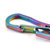 Multifunctional Carabiner for Key Ring Clip for Titanium Plating for Key Chain Holder Bottle Opener for Home, Office, Ca