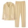 Pajamas Women'S Autumn And Winter Island Fleece Fleece Long-Sleeved Trousers Set Winter Coral Fleece Women'S Loungewear