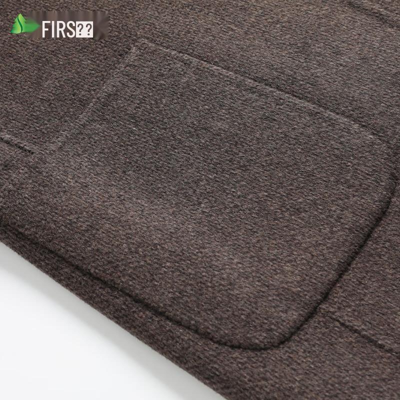 Shanshan Men's Merino Wool Blend Double-Faced Slim-Fit Blazer