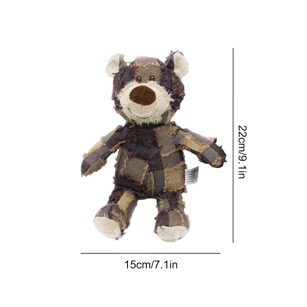 Pet Snuffle Feeding Mat Fun Pet Plush Toy Foraging Dog Squeaky Toy Cute Puppy Toys Bear Shape Dog Cat Play Toy Nose Training Pad