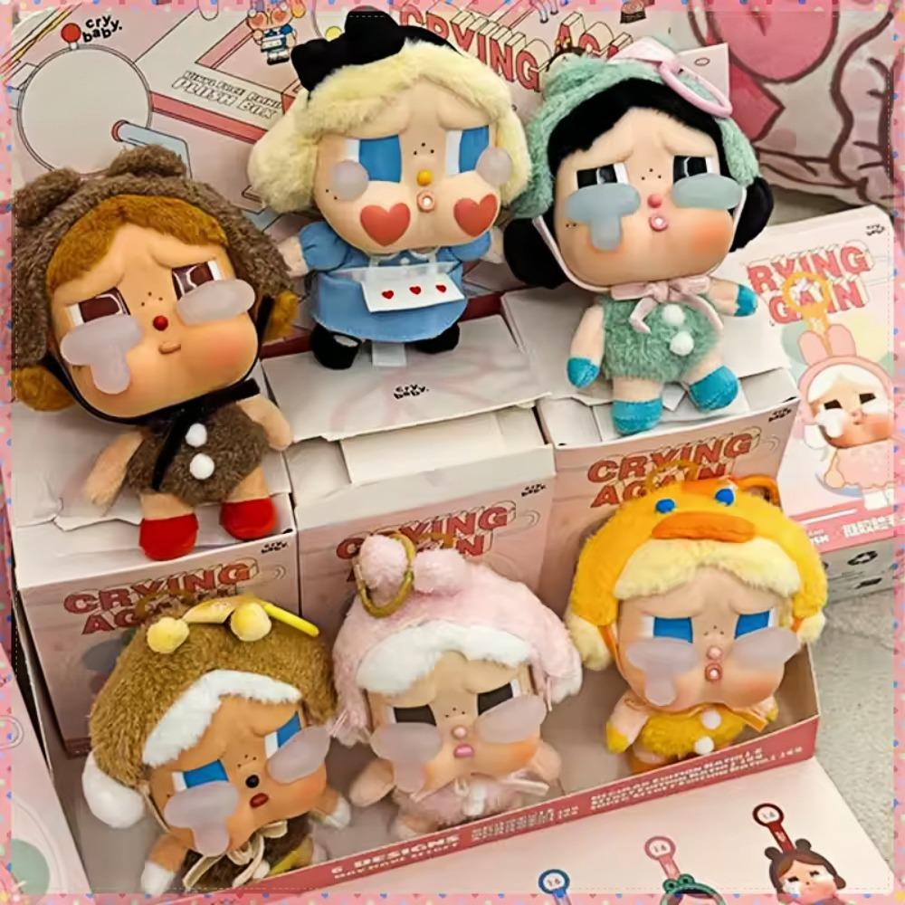 Crybaby Crying Again Series Blind Box Vinyl Face Doll Keychains Pendant Decoration Mystery Bag Plush Toy Birthday Gift