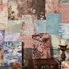 Dark Shadow Retro Imprint Series: 30 Sheets of Textured Aged Theme Paper