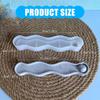 Waved Silicone Scented Stick Stand Molds for Epoxy Resin Scented Stick Holder Candle Stand Tealight Holder Decoration
