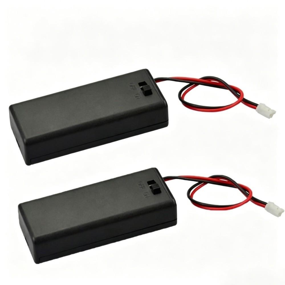 2 AAA Battery Battery Case 3V Battery Box Practical 2 AAA Battery Holder Battery