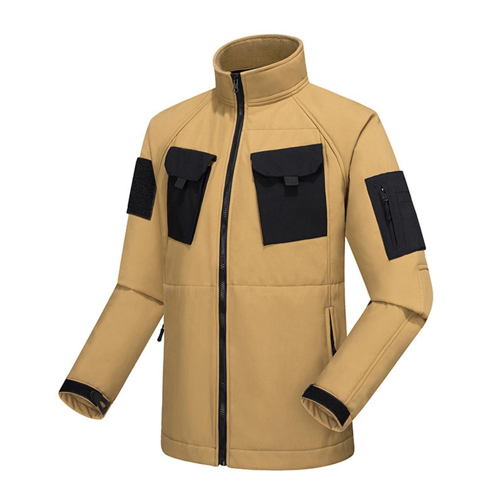 Men's Winter Colorblock Jackets Men's Fashion Trend Jackets Breathable Windproof Jackets Outdoor Sports Jackets