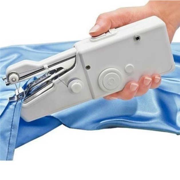 Mini ruční šicí stroj Steh Šití vyšívání Bezšňůrové oděvní látky Elektronický šicí stroj