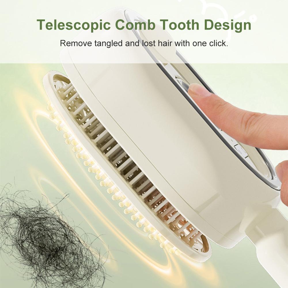 USB Electric Spray Air Cushion Massage Comb, Electric Spray Air Cushion Comb, 5-in-1 Detangling Hair Brush for Dry Frizzy Hair