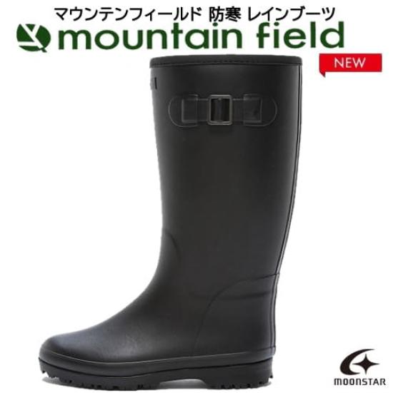 Moonstar MF03RL Rain Size 2E Boots, Black, 23.0 Cm,