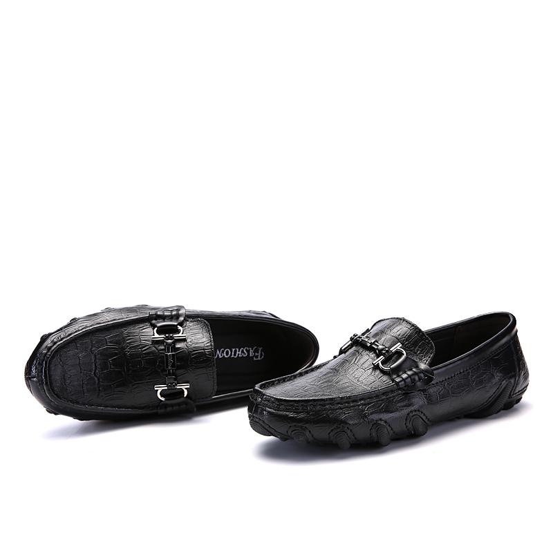 Erkek Günlük Deri Ayakkabı Nefes Alabilir Rahat Erkek İş Oxford Deri Düz Ayakkabı