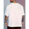 Men's Distressed Print Vintage Number 67 Tee - Casual Streetwear Short Sleeve T-Shirt, Round Neck Summer Top for Summer Casual Wear & Everyday Outfits
