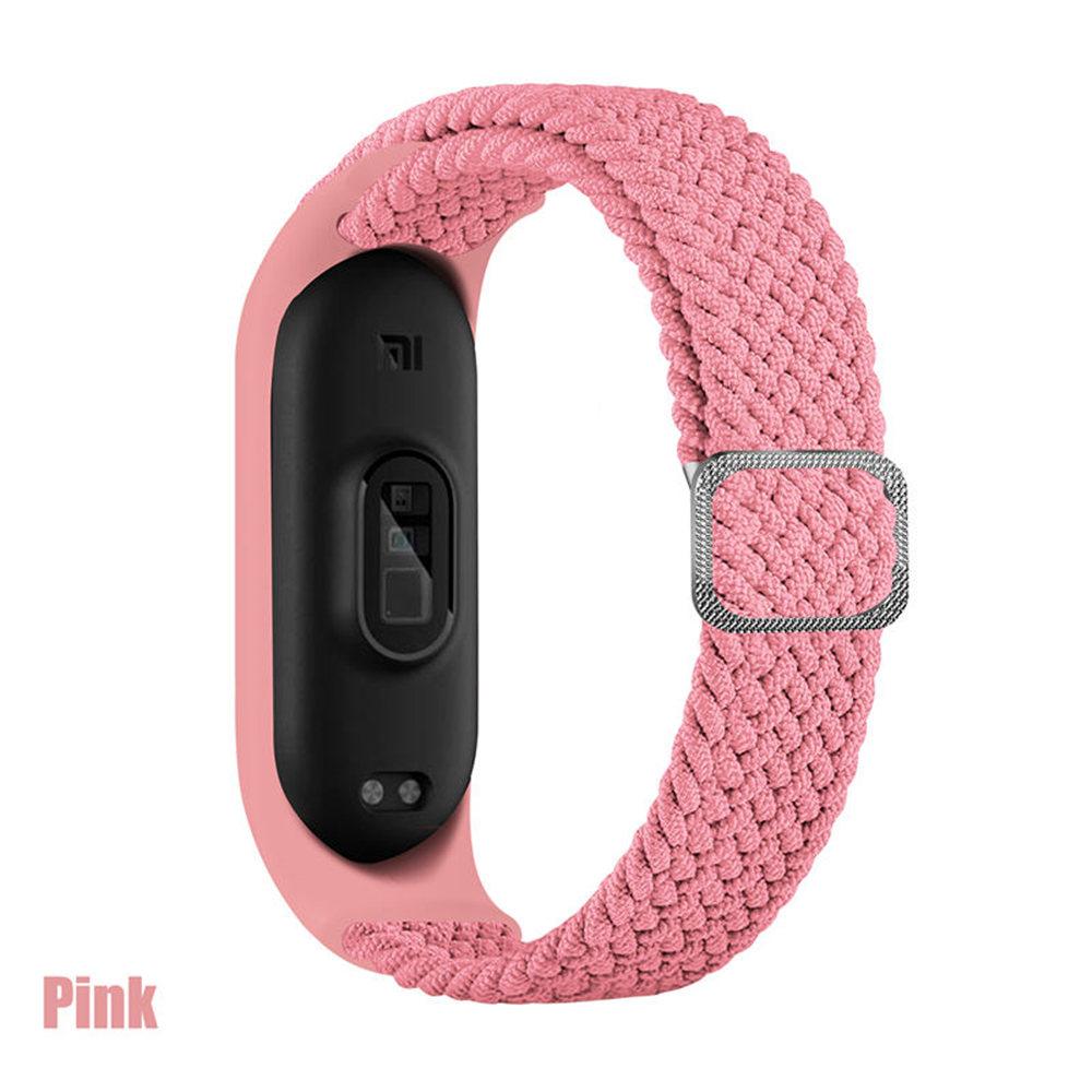 

Плетена соло петля для браслета Mi band 9 8 Еластичний регульований нейлон Miband 7 8 correa Браслет xiaomi Mi band 4 3 5 6 7 8 ремінець Mi band 8 9