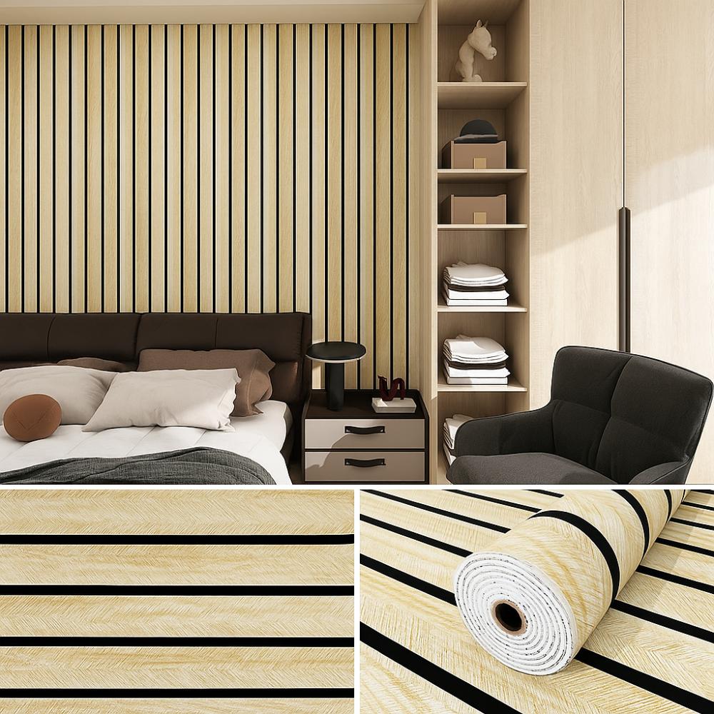 Waterproof Wall Stickers Moisture-proof 3/5/10m Length Self-adhesive Wallpaper 40cm Width Thick Foam