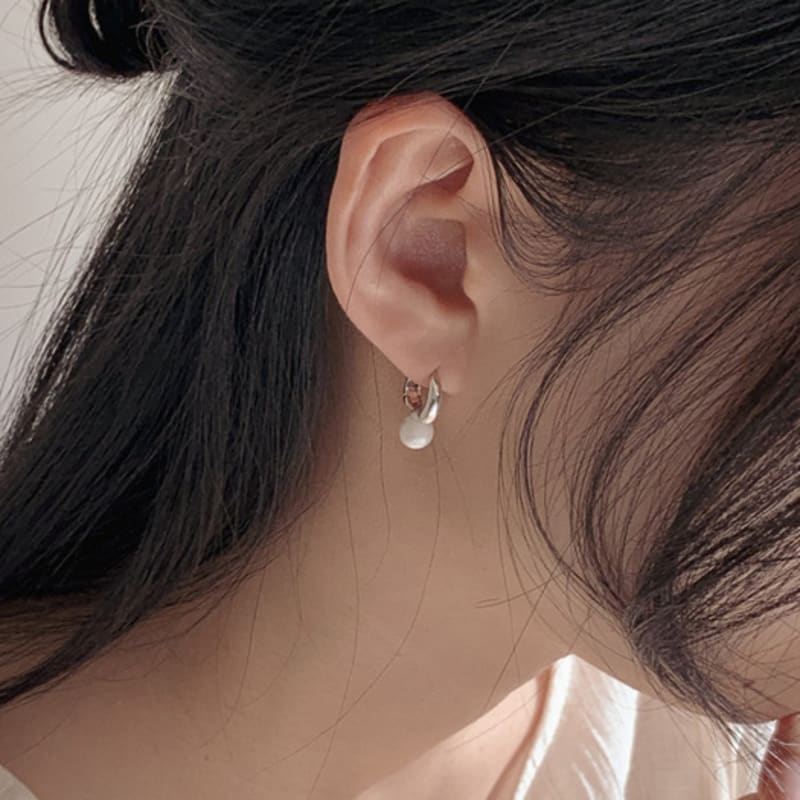 

ACOOPU [925 silver]moana pearl earrings silver