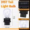 10 PCS 3157 Tail Light Bulb, Miniature Brake Light Bulb, Waterproof Turn Signal Bulb, Automotive Side Marker Tail Light Replacement for Truck SUV Car