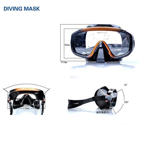 Professional Swimming Diving Goggles Snorkeling Scuba Underwater Swimming Glasses High Performance Goggles Snorkel Set