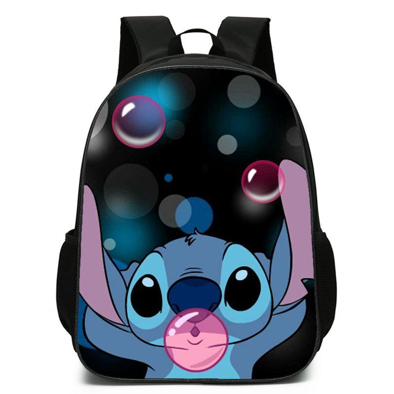 Disney Lilo Stitch Backpack High-capacity Travel Bag For Kids Boys Girls Daily Use