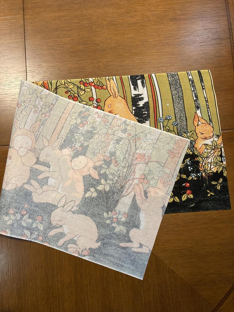 hand towel from all over the To the Land of Rabbits by Sibylle von Olfers Ukiyo-e world