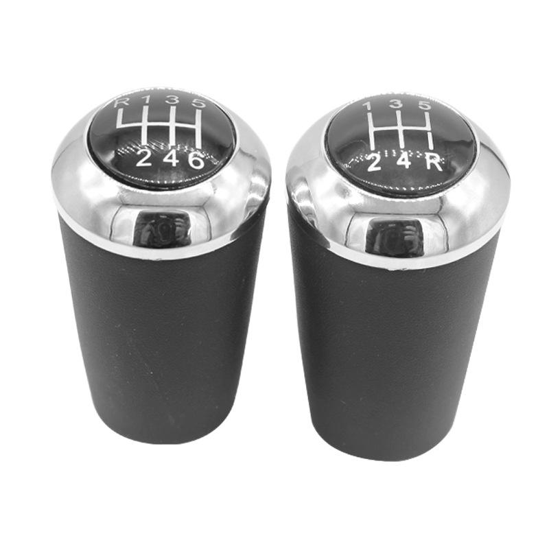 Mazda 3 Leather Gear Shift Knob for 5/6 Speed - High-Quality Modified Part