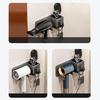 Hair Dryer Holder Hair Straightener Organizer Wall Mounted Storge Box Bathroom