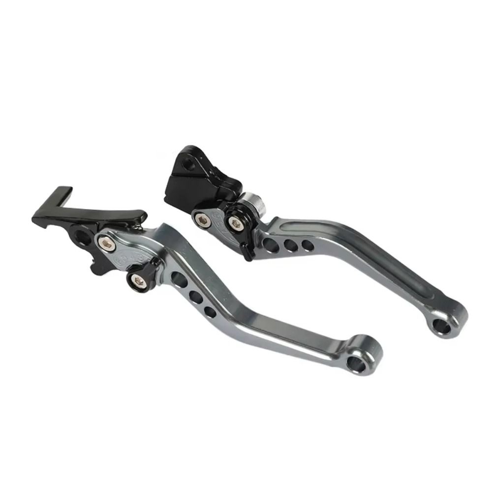 1Pair Aluminum Motorcycle Brake Handle 6-position Adjustable Brake Clutch Levers Bike Parts