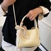 2025 New Bag Women's Handbag Large-capacity Bucket Bag Versatile Mother Bag Stone Pattern Niche Commuter Women's Bag