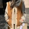 Autumn and Winter Women Wear Casual Fashion Vest Motorcycle Vest Front and Back