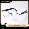 AI Translation Smart Bluetooth Glasses - GS06 Metal Frame with Magnetic Charging, Photochromic Lenses & Stereo Sound